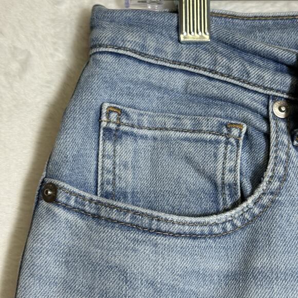 Everlane Women's Size 28 Regular Curvy Cheeky Ankle Jean Light Blue Denim Wash - Picture 2 of 9